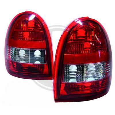 -STOPURI CLARE OPEL CORSA B FUNDAL RED/CRISTAL -COD 1812595